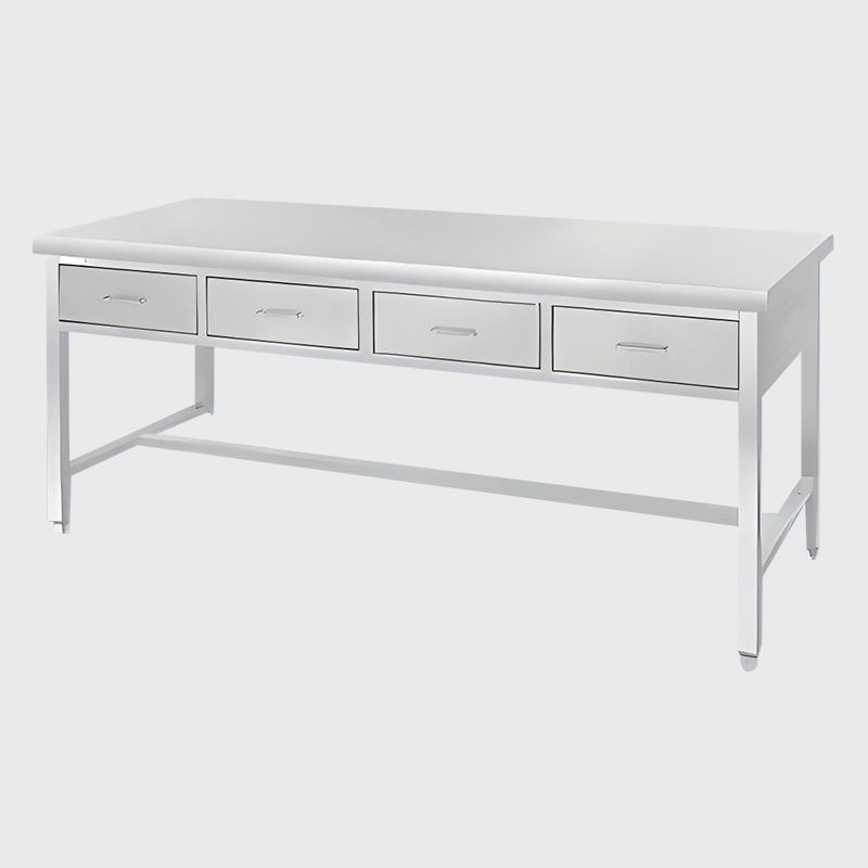 Nemocniční pracovní stůl ČSSD z nerezové oceli